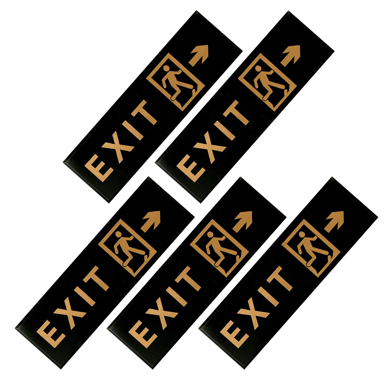 Набор из 5 самоклеящихся акрил – обзор и цена Emergency Exit Sign