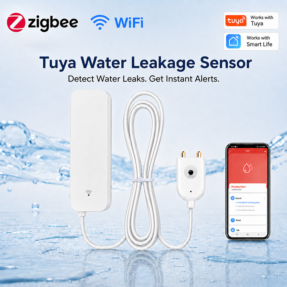 Датчик протечки воды ZigBee Wi – обзор и цена Water Alarm Sensor